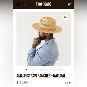 Two roads Amalfi Hat NWT size 57